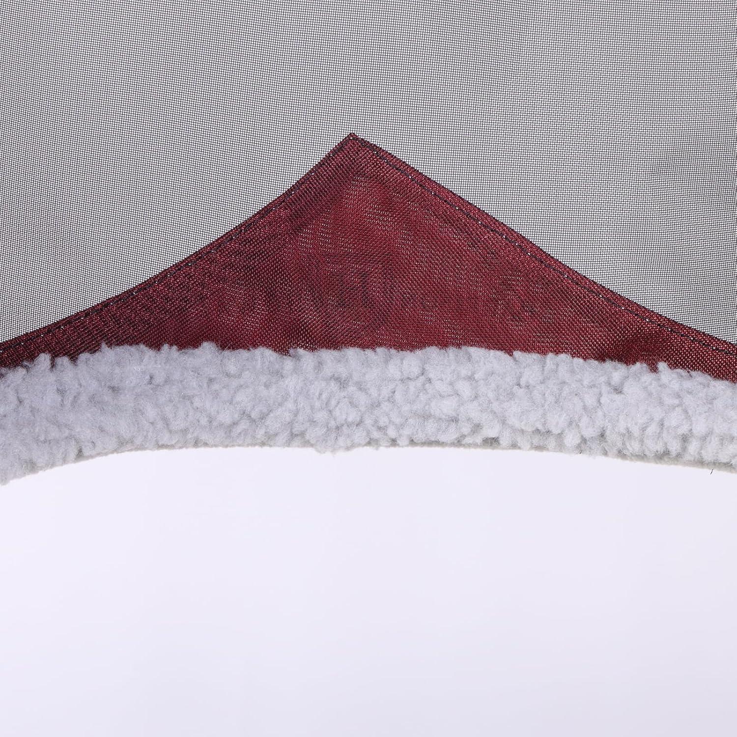 imageHarrison Howard CareMaster Pro Luminous Fine Mesh UVproof Fleece Padding Fly Mask Half Face Flamingo L Full SizeRed