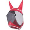 Harrison Howard CareMaster Pro Luminous Fine Mesh UV-proof Fleece Padding Fly Mask Half Face Flamingo (L; Full Size)(Red)