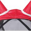 Harrison Howard CareMaster Pro Luminous Fine Mesh UV-proof Fleece Padding Fly Mask Half Face Flamingo (L; Full Size)(Red)