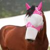 Harrison Howard Full Face Horse Fly Mask UV Protection and Breathable for Equine Use Comfortable Magenta S