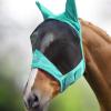 Harrison Howard CareMaster Pro Luminous Horse Fly Mask Standard with Ears UV Protection for Horse Flamingo XL Extra Full(Summer Mint)