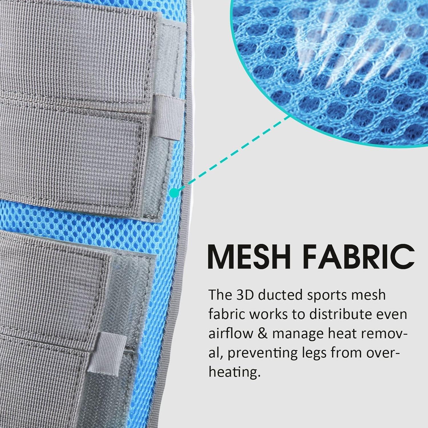 imageHarrison Howard Horse Fly Boots Leg Guards Fly Boots Protection Set of 4 Aqua Medium CobVoodoo Blue