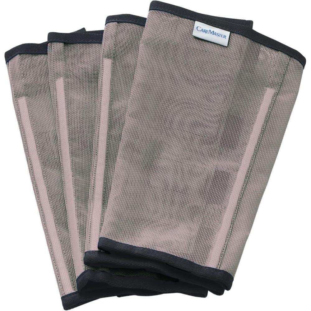 imageFine Mesh Fly Boots Loose Fitting ampamp NonSlip Horse Fly Leggings No More Horsefly Nuisance Greatly Reduce Stomping Breathable with Natural Air Flow Set of 4Dark Grey