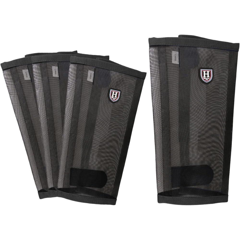 imageHarrison Howard LooseFitting Horse Fly Leggins Breathable TearResistant Fine Mesh Leg Guards Stayon Comfortable Fly Boots Set of 4
