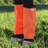 Fine Mesh Fly Boots Loose Fitting & Non-Slip Horse Fly Leggings No More Horsefly Nuisance Greatly Reduce Stomping Breathable with Natural Air Flow (Set of 4)(Vibrant Orange)