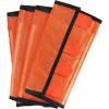 Fine Mesh Fly Boots Loose Fitting & Non-Slip Horse Fly Leggings No More Horsefly Nuisance Greatly Reduce Stomping Breathable with Natural Air Flow (Set of 4)(Orange)