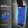 Fine Mesh Fly Boots Loose Fitting & Non-Slip Horse Fly Leggings No More Horsefly Nuisance Greatly Reduce Stomping Breathable with Natural Air Flow (Set of 4)(Blue)