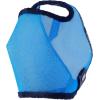 Harrison Howard All Round Mesh Horse Fly Mask UV Protective with Fleece Padded Edging Vibrant Orange L(Sky Blue)