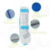 Harrison Howard Horse Fly Boots Leg Guards Fly Boots Protection Set of 4 Aqua Medium Cob(Aquamarine)