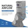 Harrison Howard Horse Fly Boots Perfect Contoured Fit Leg Guards Dense Mesh Boots with Ventilated Comfort Reliable Protection from Summer Elements Set of 4 Purple M(Silver Grey)