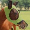 Harrison Howard Horse Fly Mask with Detachable Nose Cover-Light Olive (L; Full Size)