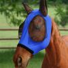 Harrison Howard Horse Fly Mask with Detachable Nose Cover-Royal Blue (L; Full Size)