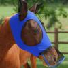 Harrison Howard Horse Fly Mask with Detachable Nose Cover-Royal Blue (L; Full Size)