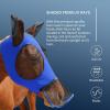 Harrison Howard Horse Fly Mask with Detachable Nose Cover-Royal Blue (L; Full Size)
