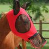 Harrison Howard Horse Fly Mask with Detachable Nose Cover-Ruby (L; Full Size)