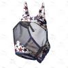 Harrison Howard LumiVista Horse Fly Mask Standard with Ears UV Protection for Horse Pastel Mix L Full Size(Dream Star)