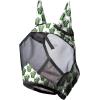 Harrison Howard LumiVista Horse Fly Mask Standard with Ears UV Protection for Horse Pastel Mix L Full Size(Green Cactus)