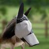 Harrison Howard Mule Donkey Fly Mask Full Face Protection with Nose Cover Mint L(Black)