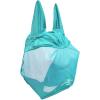 Harrison Howard UV-proof Multi-Function Fabrics Thick Fleece Padding Horse Fly Mask Half Face with Ears Mint Horse Large(Mint)