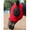 Mask Tech Horse Fly Mask Elasticity Breathable Fabric with UV Protection Soft Mesh for Horse Entwined Straps L(Lava Red)