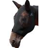 Mask Tech Horse Fly Mask Elasticity Breathable Fabric with UV Protection Soft Mesh for Horse Entwined Straps L(Mars Black)