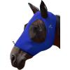 Mask Tech Horse Fly Mask Elasticity Breathable Fabric with UV Protection Soft Mesh for Horse Everlasting Cosmos L(Deep Blue)