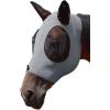 Mask Tech Horse Fly Mask Elasticity Breathable Fabric with UV Protection Soft Mesh for Horse Everlasting Cosmos L(Grey)