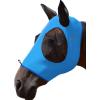 Mask Tech Horse Fly Mask Elasticity Breathable Fabric with UV Protection Soft Mesh for Horse Everlasting Cosmos L(Light Blue)