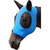 Mask Tech Horse Fly Mask Elasticity Breathable Fabric with UV Protection Soft Mesh for Horse Everlasting Cosmos L(Light Blue)