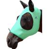Mask Tech Horse Fly Mask Elasticity Breathable Fabric with UV Protection Soft Mesh for Horse Everlasting Cosmos L(Summer Mint)