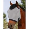 Harrison Howard All Round Mesh Horse Fly Mask UV Protective with Fleece Padded Edging Vibrant Orange L(Grey)