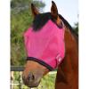 Harrison Howard All Round Mesh Horse Fly Mask UV Protective with Fleece Padded Edging Vibrant Orange L(Magenta)