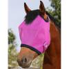 Harrison Howard All Round Mesh Horse Fly Mask UV Protective with Fleece Padded Edging Vibrant Orange L(Purple)