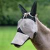 Harrison Howard Mule Donkey Fly Mask Full Face Protection with Nose Cover(Black)