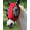 Harrison Howard Super Comfort Stretchy Fly Mask Large Eye Space with UV Protection Soft on Skin with Breathability-Lava Red