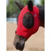 Mask Tech Horse Fly Mask Elasticity Breathable Fabric with UV Protection Soft Mesh for Horse Entwined Straps L(Lava Red)