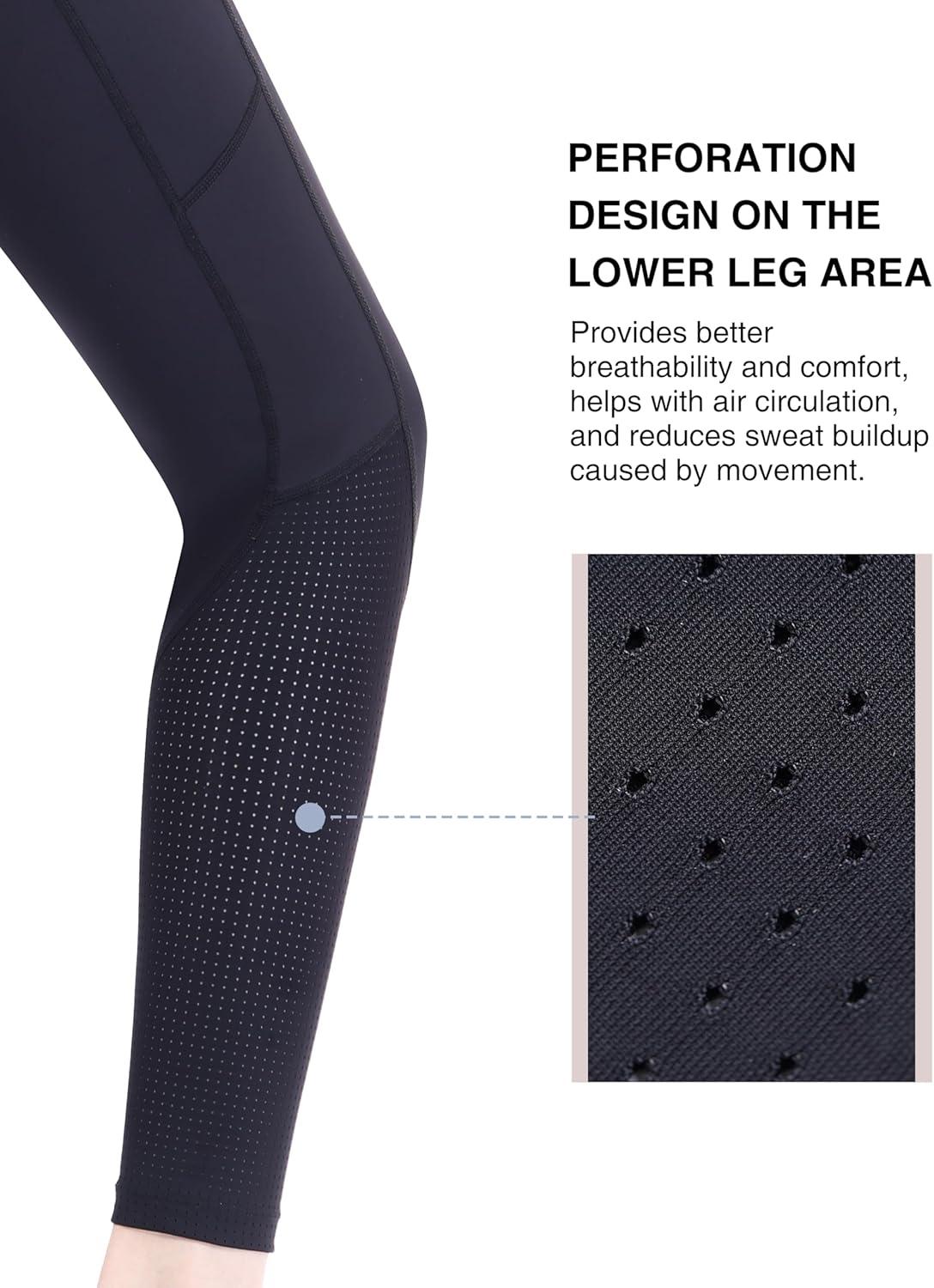 imageHarrison Howard Female Riding Breeches with Perforated Holes Stretchy Breathable Horse Riding Pants with Silicone PatternsBlack