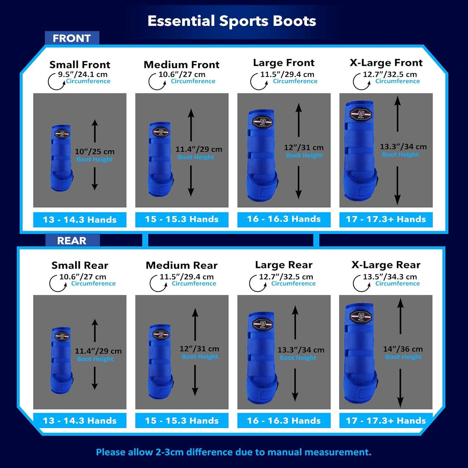 imageHarrison Howard Horse Sport Medicine Front ShockAbsorbing Boots AllRound Lower Limb Protection ampamp Support Sport Boots Perfect for Endurance Training and Performance Pack of 2 Mint LAquamarine
