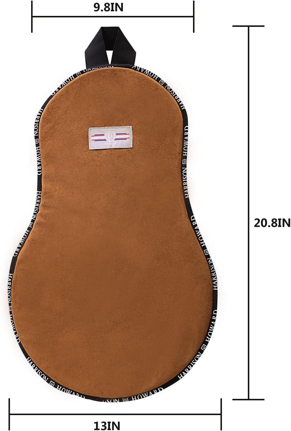 imageHarrison Howard Trail Seat Saver Western Tack Saddle Rideon Pad with Cushion Bottom Helps Distribute Back PressureBrown