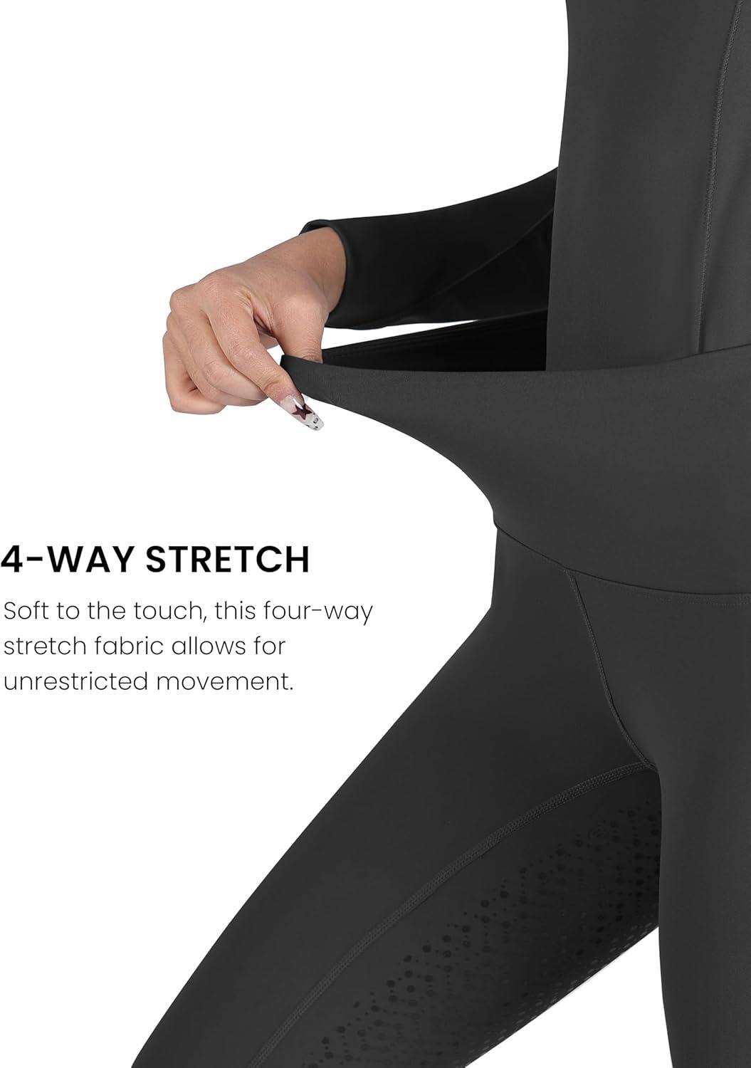 imageHarrison Howard Womens Full Seat Silicon Grip Equestrian Breeches Horse Riding Tights High Waisted LeggingsNew Black