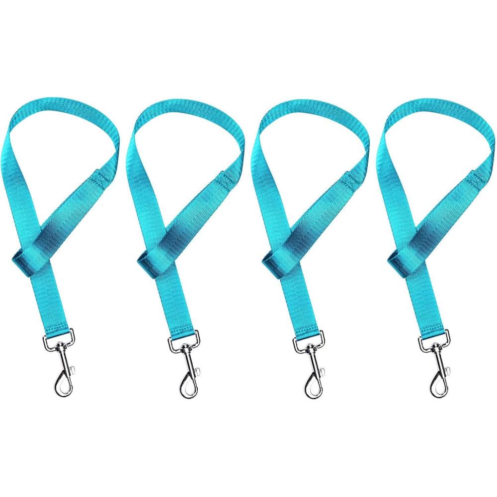 imageHarrison Howard 4PCS 22 Easily Packed Sturdy Nylon Bucket Straps for Hay Nets and Water Feeder BucketsRed4PCS Azure Blue