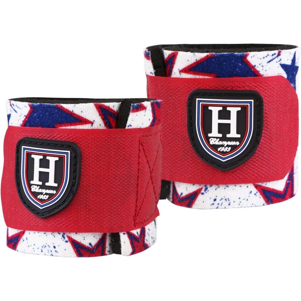 imageHarrison Howard Durable ShockAbsorbent Breathable Impact Protection Pastern Wraps for Horse Sold in Pairs Summer MintStar