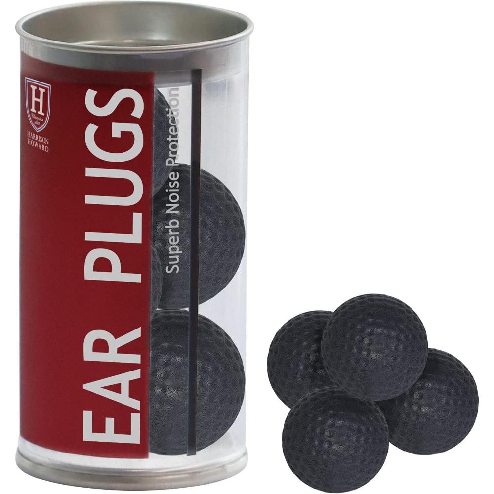 imageHarrison Howard EaseFit Equestrian Earplugs Horse Foam Ear Plugs Balls 4 pcsChampion BlueMars Black