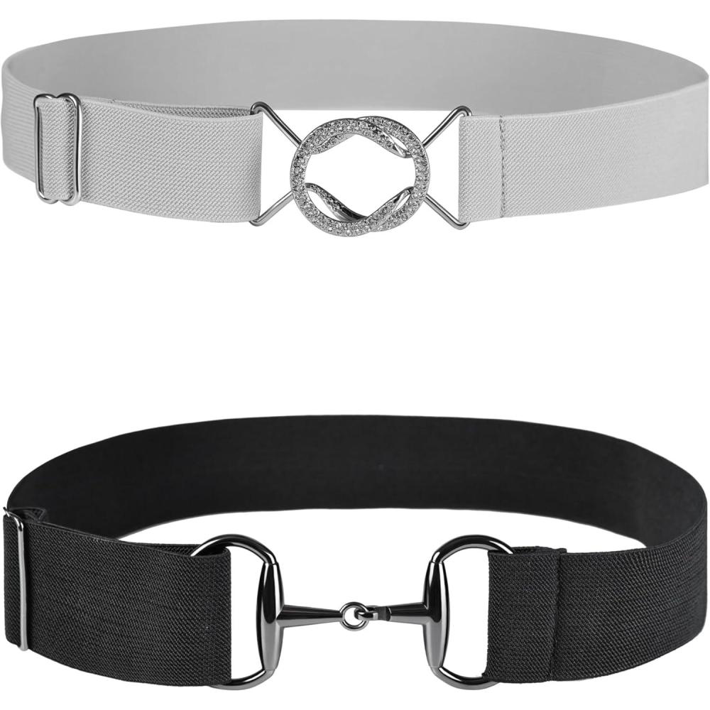 imageHarrison Howard Elastic Horse Riding Belt with Flat Buckle Stretchable for Horseback Riding Elastic Belt for WomenCombination 10