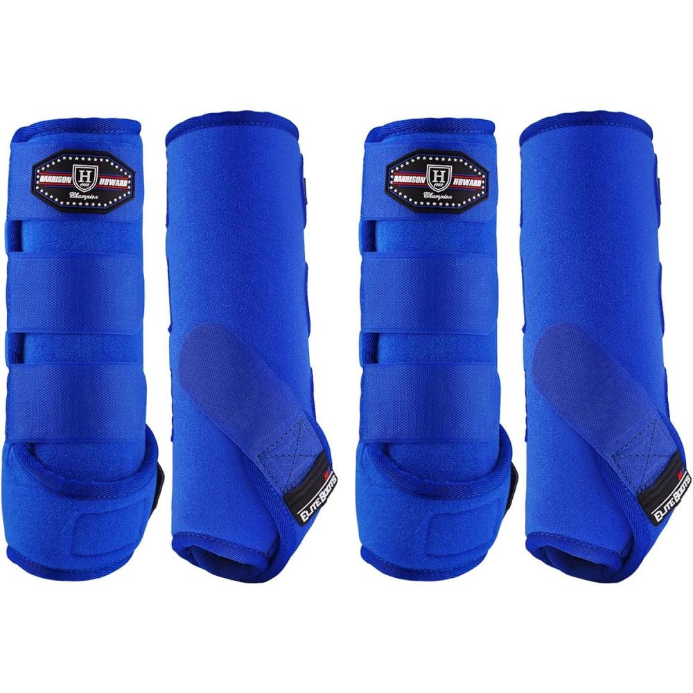 imageHarrison Howard Horse Sport Medicine Front ShockAbsorbing Boots AllRound Lower Limb Protection ampamp Support Sport Boots Athletic Boots Perfect for Endurance Training and Performance Aquamarine MAquamarine