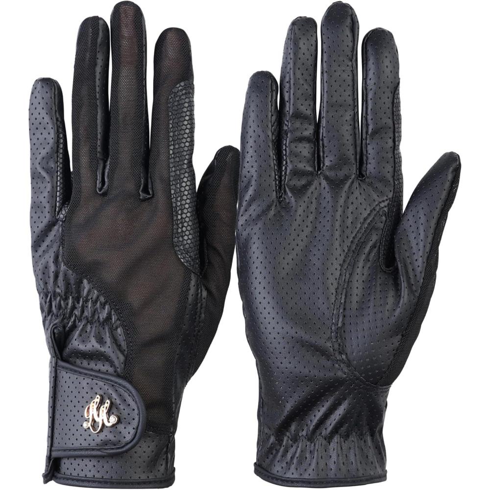 imageHarrison Howard Ladies Horse Riding Gloves Comfortable Grip for Running Cycling Lightweight Equestrian Riding Gloves