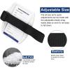 Harrison Howard 1PC Equestrian Medical Update Armband Card Holster Arm Badge Holder with Black Adjustable Strap Black(1)