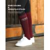 Harrison Howard 3 Pairs Premium Quality Equestrian Riding Socks for Horse Riding &Tall Boot Knee High Socks for Women(Black/Burgundy/Summer Mint)