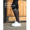 Harrison Howard 3 Pairs Premium Quality Equestrian Riding Socks for Horse Riding &Tall Boot Knee High Socks for Women(Black/Coffee/Burgundy)