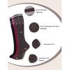 Harrison Howard 3 Pairs Premium Quality Equestrian Riding Socks for Horse Riding &Tall Boot Knee High Socks for Women(Black/Coffee/Burgundy)